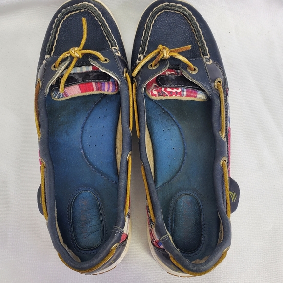 Slperry Top-Sider Angelfish Navy/Patch Mad Women's Slide-In Shoes Size 7.5 M - Picture 7 of 12